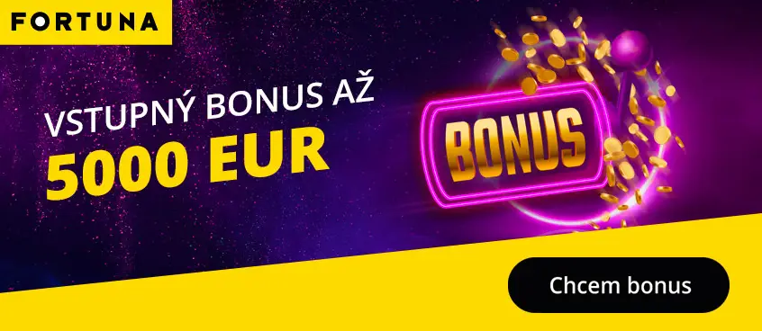 Fortuna Casino bonus 5000 EUR.