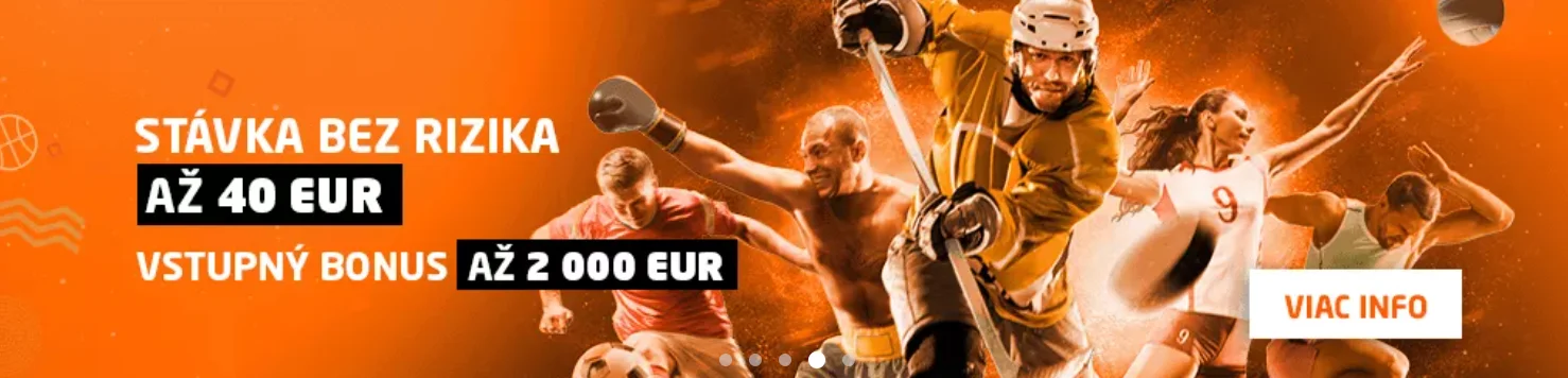 SYNOT TIP bonus 2 000 EUR + Stávka bez rizika za 40 EUR.